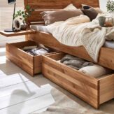 Tjornbo Easy Sleep met laden en houten hoofdbord